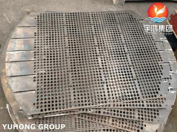 STAINLESS STEEL AND ALLOY BAFFLE AND TUBESHEET