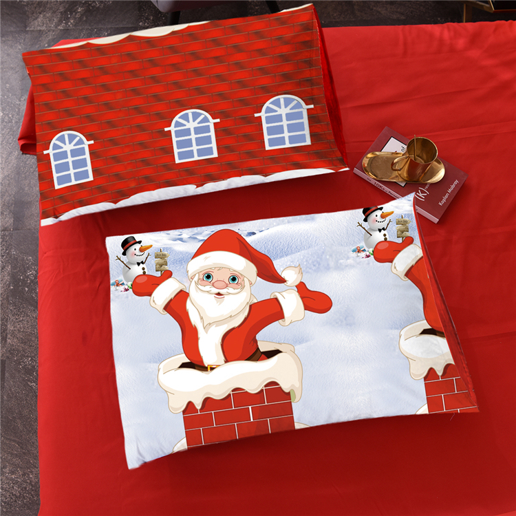 Christmas Santa Baby Duvet Cover Bedding Sets: Complete Comforter and Pillowcase Collections