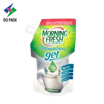 Detergent spout pouch washing powder packaging bag