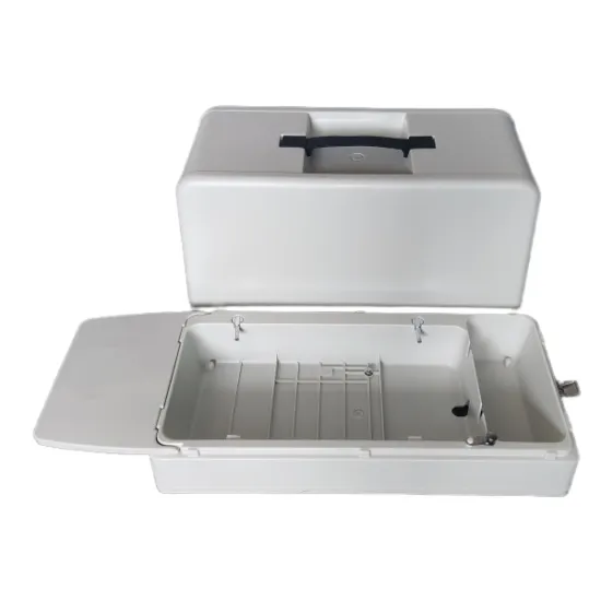 Portable Old-Fashioned Sewing Machine Case - Dustproof Plastic Storage Box