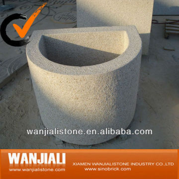 Granite Flowerpot,Garden Flowerpot ,Stone Flowerpot