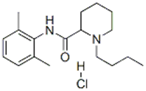 Name: 2-Piperidinecarboxamide,1-butyl-N-(2,6-dimethylphenyl)-, hydrochloride (1:1) CAS 18010-40-7