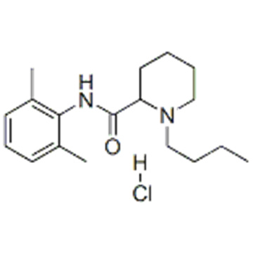 이름 : 2- 피 페리 딘 카르 복스 아미드, 1- 부틸 -N- (2,6- 디메틸 페닐) -, 히드로 클로라이드 (1 : 1) CAS 18010-40-7