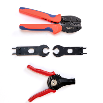 Factory Price Solar PV Cable Branch Plug & Crimping Tool Kit for PV Cable & PV004 Connectors