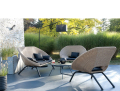 Κήπος άνετος μπαστούνι υφαντό υπαίθριο συνδυασμό καναπέδες