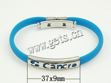 Gets lung cancer awareness silicone bracelet