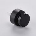 Vente à chaud Guangdong Yuyao Factory Matte Noir Plastic Dosage Pumps de lotion Pumps Top Cap 28/410 24/410