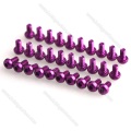 Anodized 7075 Aluminum Button Head Cap Screws