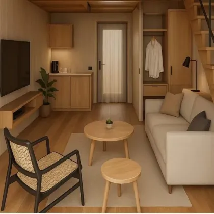 Customized cabin hotel Generic Modern A-Frame Cabin