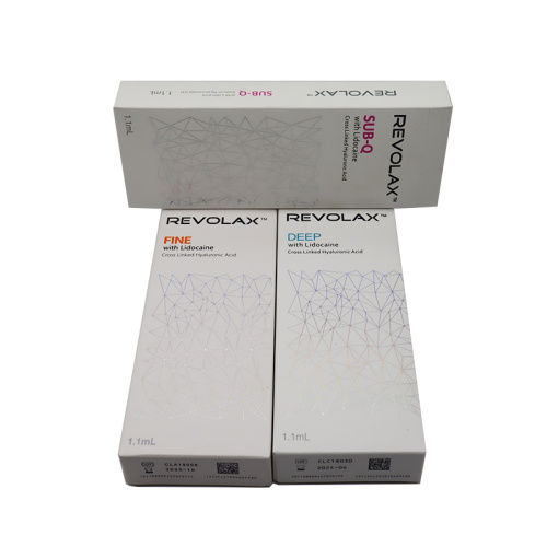 Relleno dérmico Revolax para realce facial