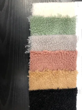 100% Polyester Icelandic Velvet Knitted Fabric