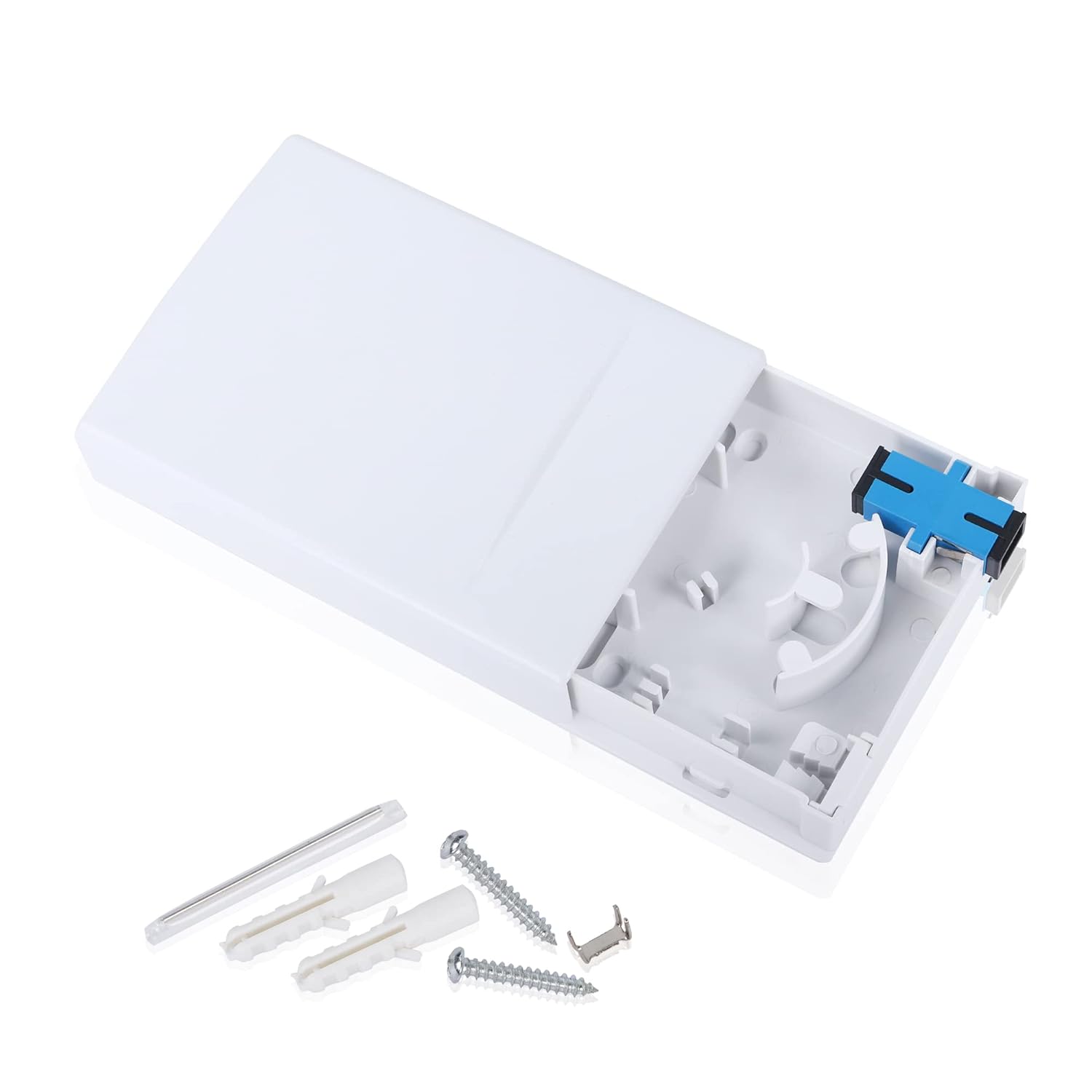 Fiber Optic Ftth Wall Outlet Faceplates: Sc Apc & Upc Types, High ...