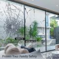 Película de protección de parabrisas de coche inastillable transparente transparente para seguridad y protección 8mil