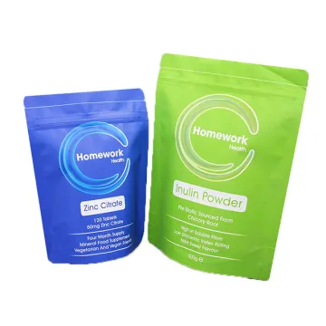 Stand Up Pouch Bag For Coffee Bean Powder With Zipper