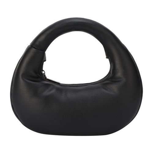 Ladies' Genuine Leather Fan-shaped Handbag