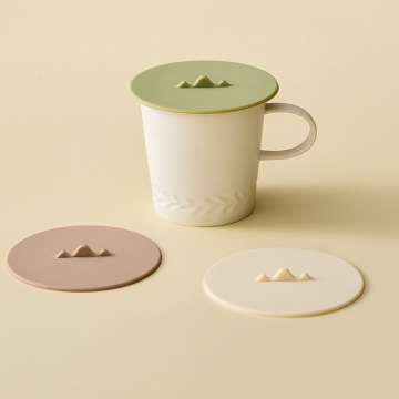 Food Grade Silicone Reusable Airtight Seal Covers Cup with Lid