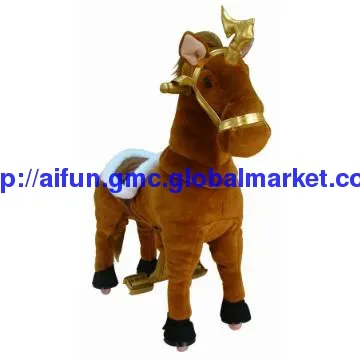 ride on lush animal toys