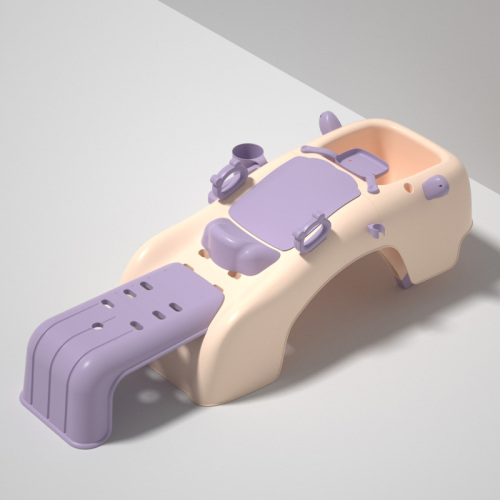 Baby Reclining Foldable Shampoo Chair with Streamlined Back