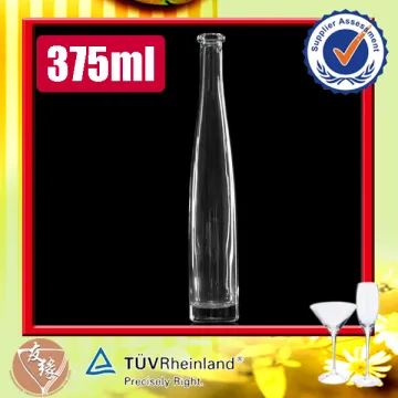 fancy cork top small 375ml glass bottle for ice wine