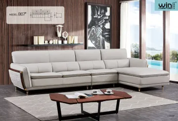 High end luxury leather Living Room Sofa