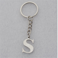 Aangepaste groothandel Keychain Metal Alfabet Letters