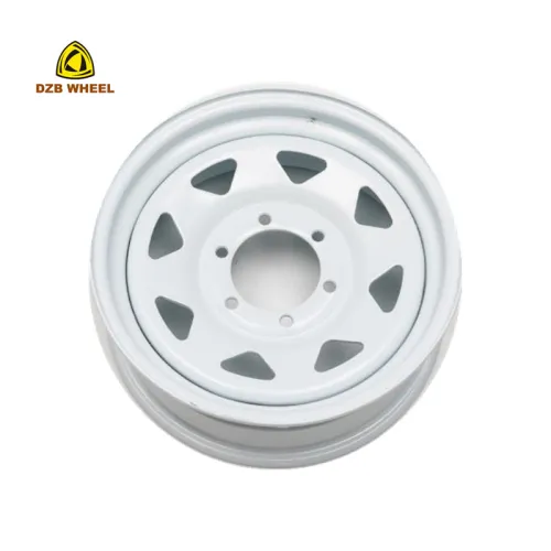 14×6 Inch Trailer Wheels/rims Of Powder Coated, High Quality 14×6 Inch ...