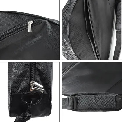 Wholesale Black Blank Tennis Bag - Beach Tennis Racquet Bag for Men and Women