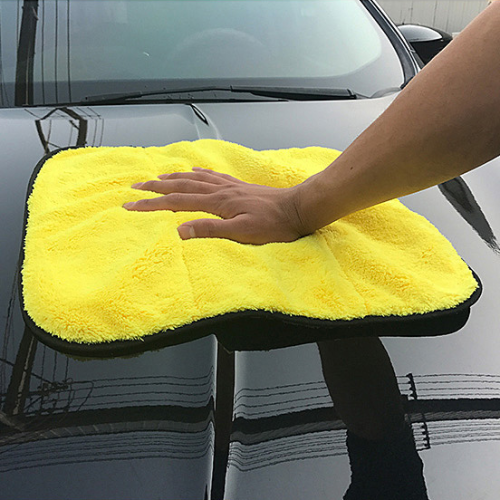 Coral Velvet Car Cleaning Towel