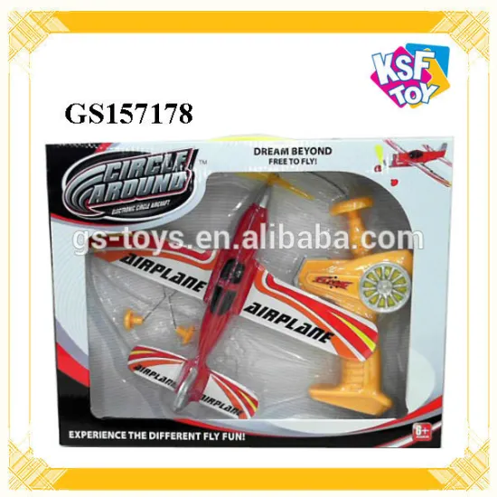 Battery power shooter plane, Line Control Airplane, Toys