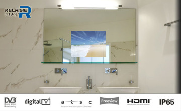 55" intelligent bathroom shopping mall magic mirror tv top selling in middle East