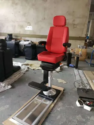 Red Marine Helm Chair
