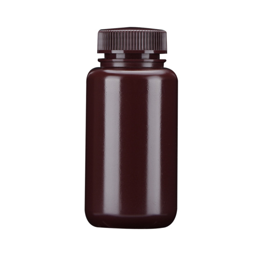 Brown 250 ML HDPE Bottle Reagent Wide