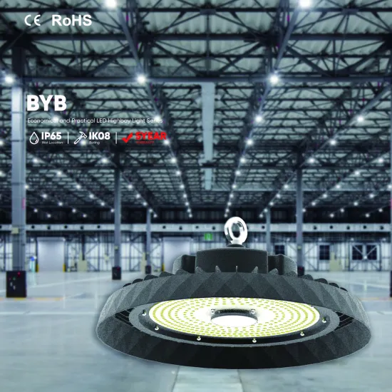 200W Commercial Industrial LED UFO High Bay Light for Warehouse Garage Workshop Factory