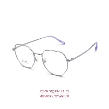Memory Computer Glasses Anti Blue Light Myopia Glasses Titanium Frames for Women
