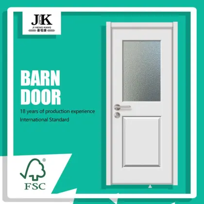 JHK-G09 Hight Quality Glass Revolving Doors Frosted Glass Panel Door