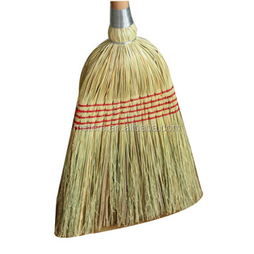 Chinese Outdoor Broom Stick with Wood and Fiber Head - Ideal Everyday Use Mop