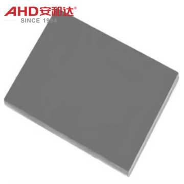 Hoja de plástico rígido de PVC gris oscuro de 40 mm de espesor