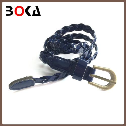 // apparel accessory braided belts women // fashion hand-made braided pu belts //