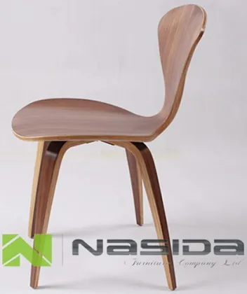 Replica The fan chair walnut Norman Cherner side Chair