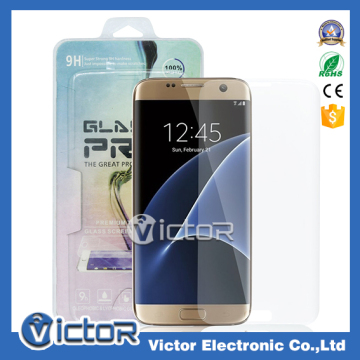 Full transparent protective curved tempered glass screen protector for Samsung Galaxy S7 Edge