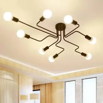 Modern Industrial Ceiling Lamp for Living Room, Study, Bedroom, and Retail