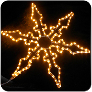 LED Metallrahmen Ornament Weihnachten Schneeflocke Licht