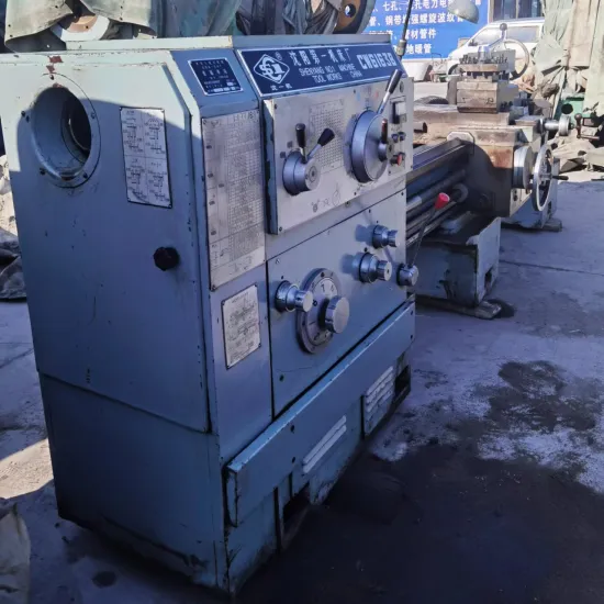 Used CW6163B Horizontal Manual Lathe Machine for High Precision Metal Working