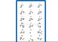 منتجات برايل طباعة ملصقات محو الأمية برايل