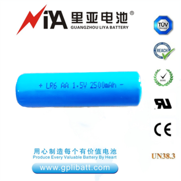 High quality alkaline battery AA 1.5V LR6 battery