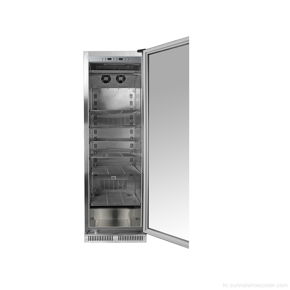 고용량 압축기 직립 건조 노화 스테이크 냉장고