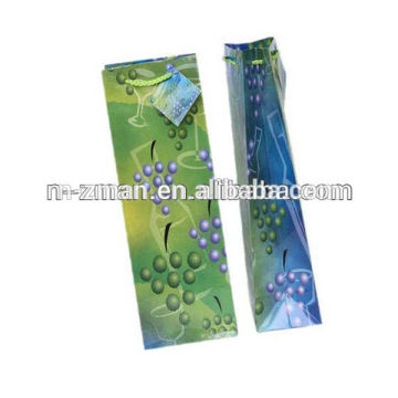 Printing Wine Bag,Printing Paper Bag,Paper Wine Bag with lamination