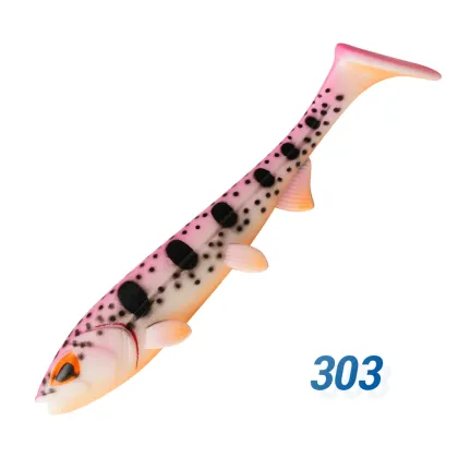 herofuns Soft Plastic Shad Pike Lures for Freshwater Fishing