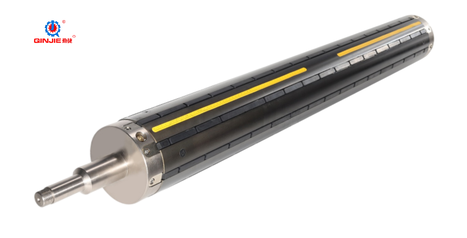Eixo pneumático de haste passante de alumínio de 6 polegadas