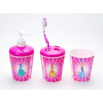 plastic 3d bathroom toothbrush holder sets
